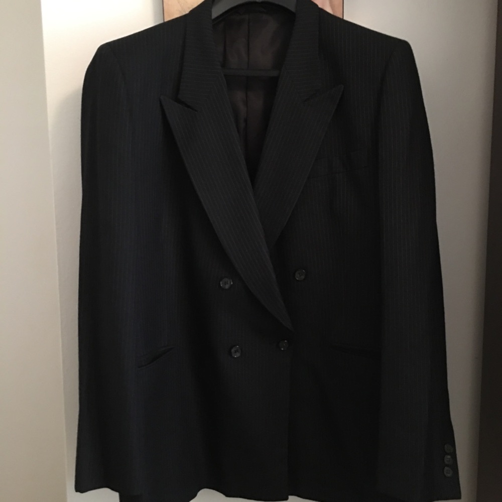 Double Breasted Pin Stripped Jacket - image 2